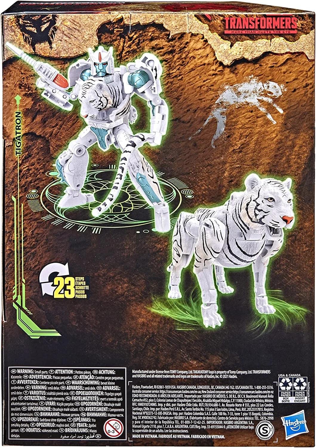 Transformers Kingdom Tigatron Voyager Figure WFC-K35 – 7-Inch Action Figure (Ages 8+)
