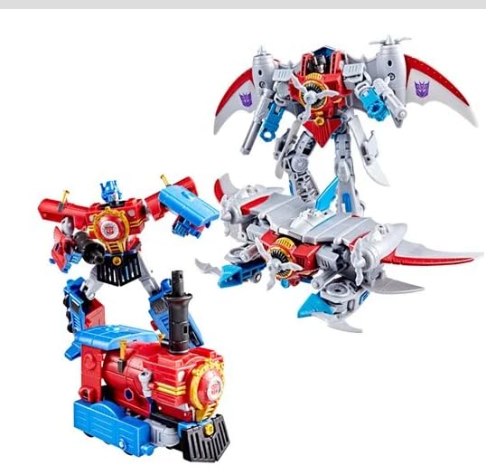 Transformers Timelines Hearts of Steel Comic Edition: Optimus Prime & Starscream Figures