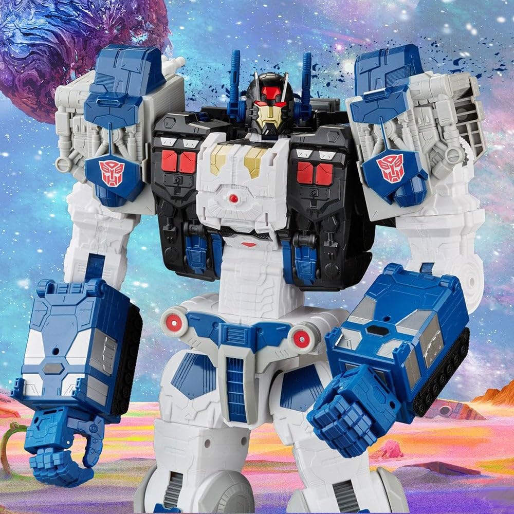 Transformers Legacy Series Titan Cybertron Metroplex 22-Inch Action Figure | Ages 15+