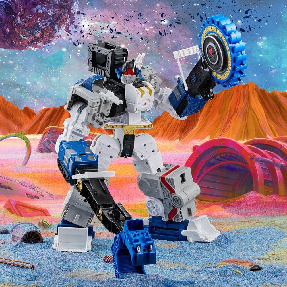 Transformers Legacy Series Titan Cybertron Metroplex 22-Inch Action Figure | Ages 15+