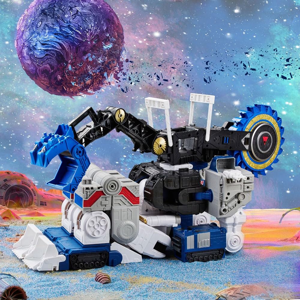 Transformers Legacy Series Titan Cybertron Metroplex 22-Inch Action Figure | Ages 15+