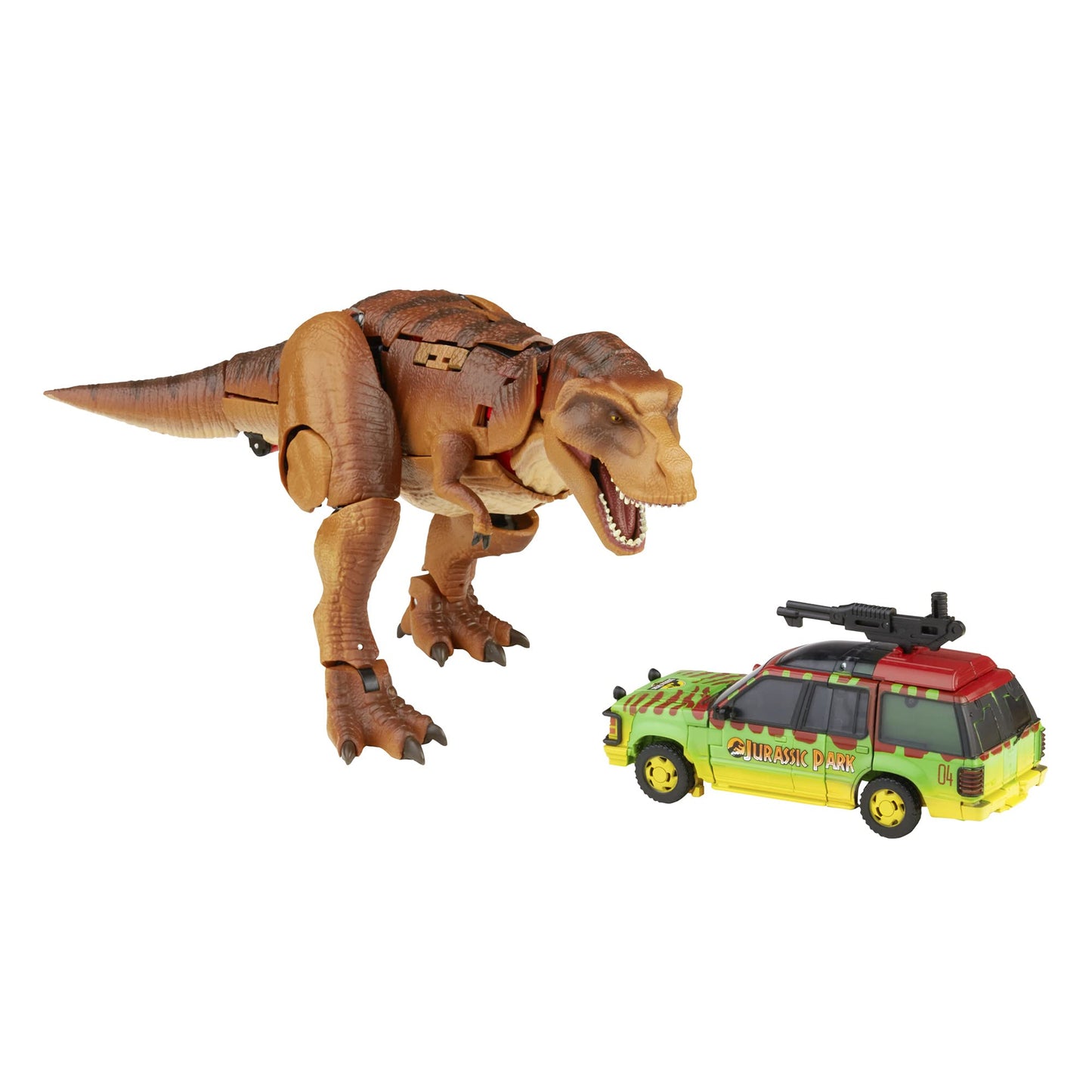 Transformers Generations Collaborative: Jurassic Park Mash-Up Tyrannocon Rex & Autobot JP93 | Amazon Exclusive