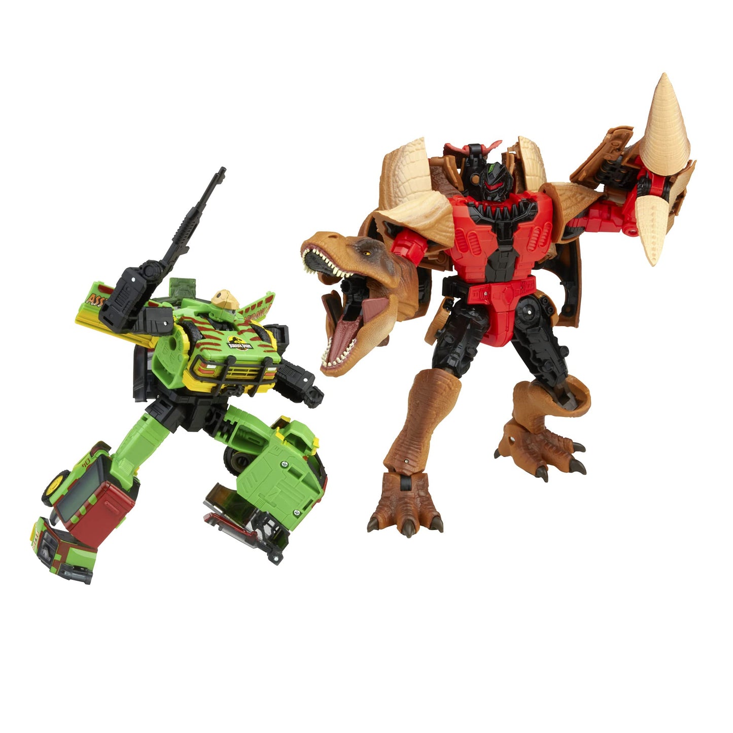 Transformers Generations Collaborative: Jurassic Park Mash-Up Tyrannocon Rex & Autobot JP93 | Amazon Exclusive