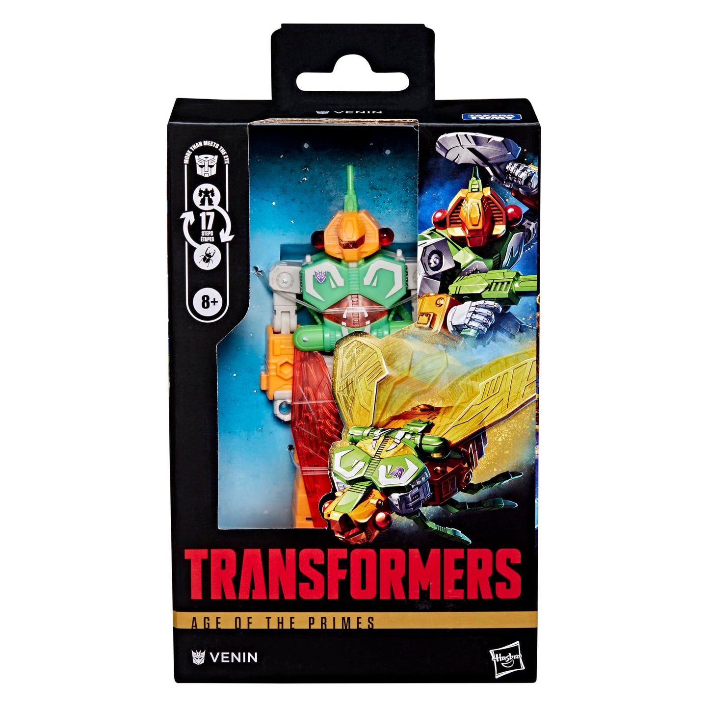 Transformers Venin Deluxe 5.5-Inch Figure — 17-Step Convert & Poseable
