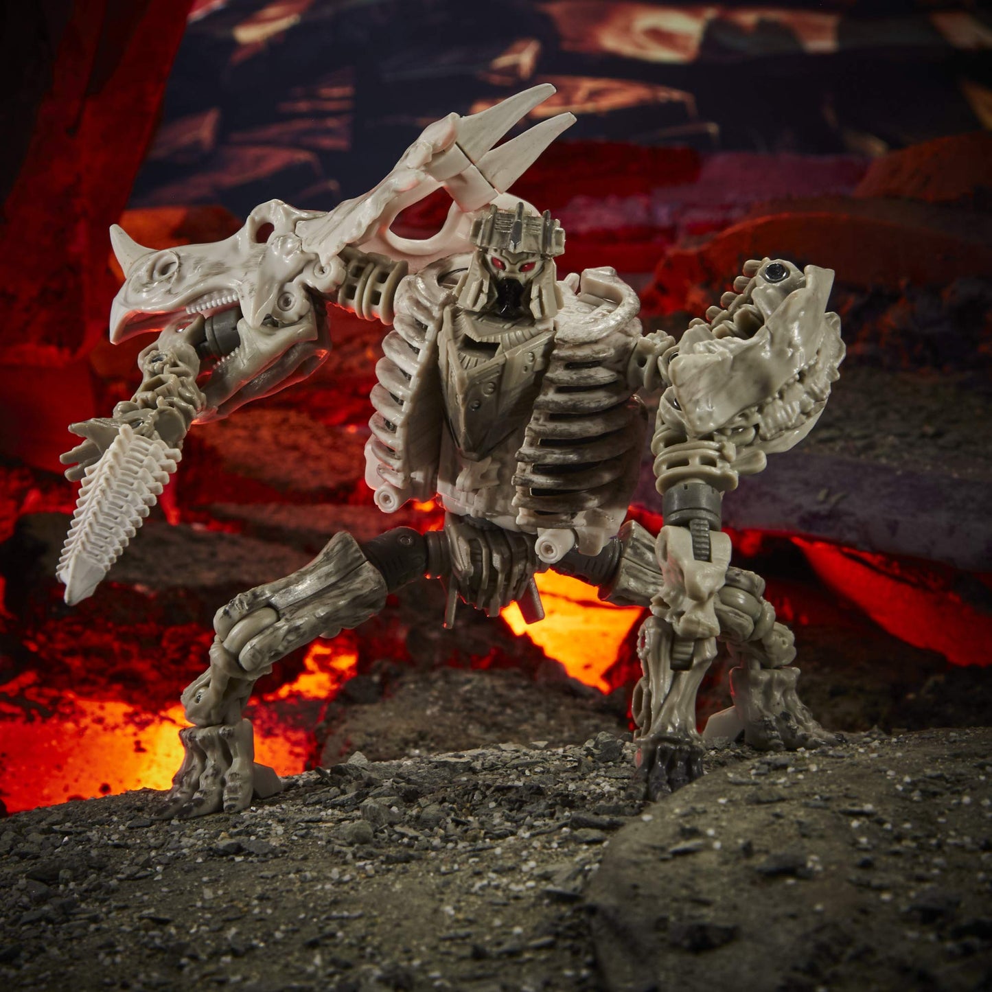 Transformers Generations War for Cybertron Kingdom Deluxe WFC-K15 Ractonite Fossilizer – 5.5-inch