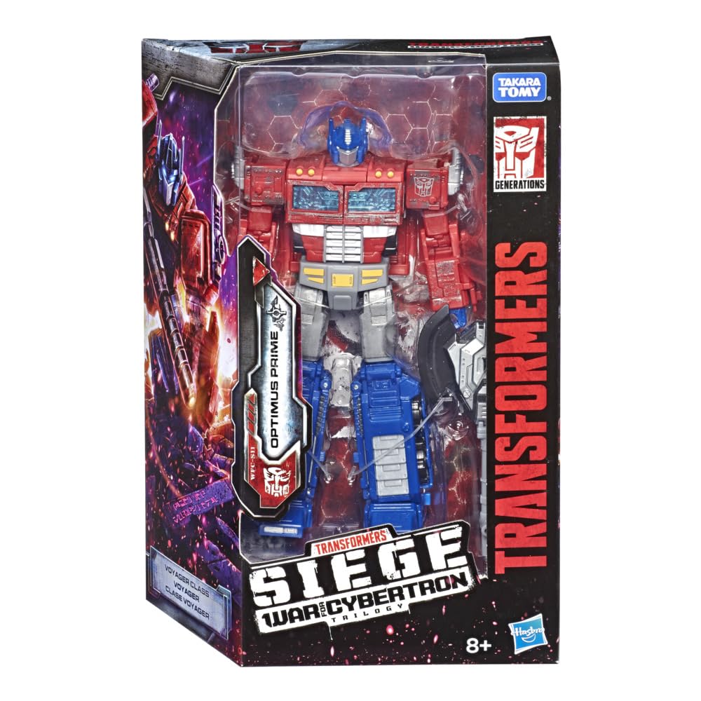 Transformers Generations War for Cybertron Siege WFC-S11 Optimus Prime Voyager Figure – Amazon Exclusive