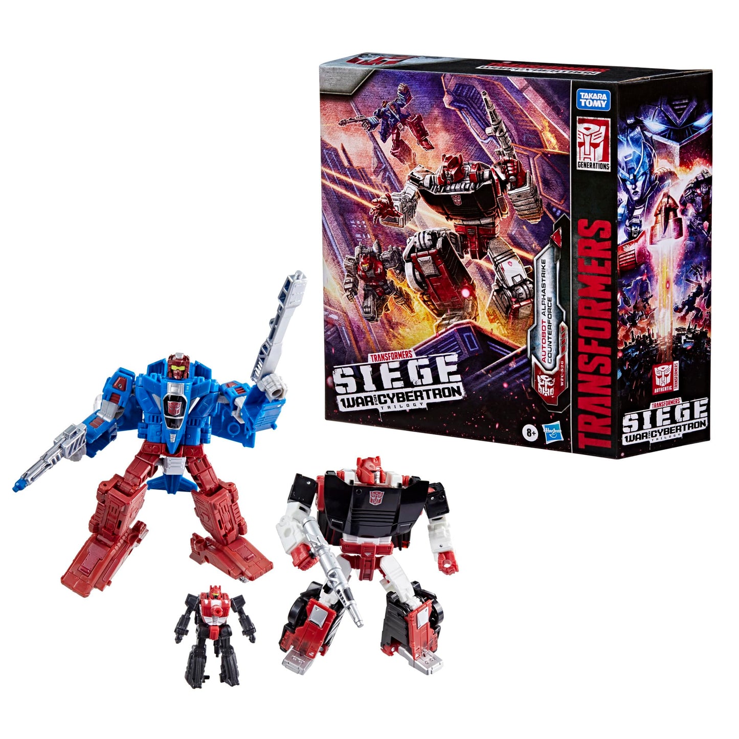 Transformers War for Cybertron Alphastrike Counterforce 3-Pack – Autobot Action Figures