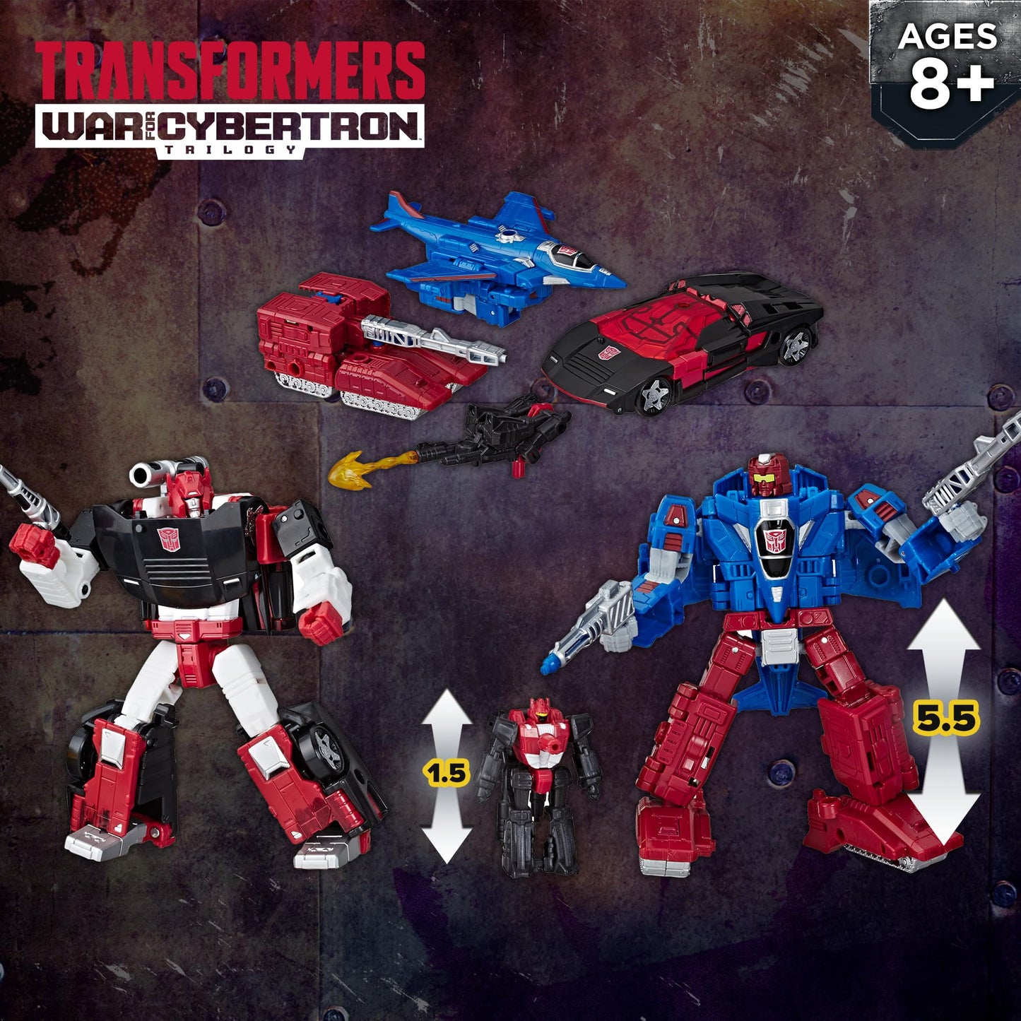 Transformers War for Cybertron Alphastrike Counterforce 3-Pack – Autobot Action Figures