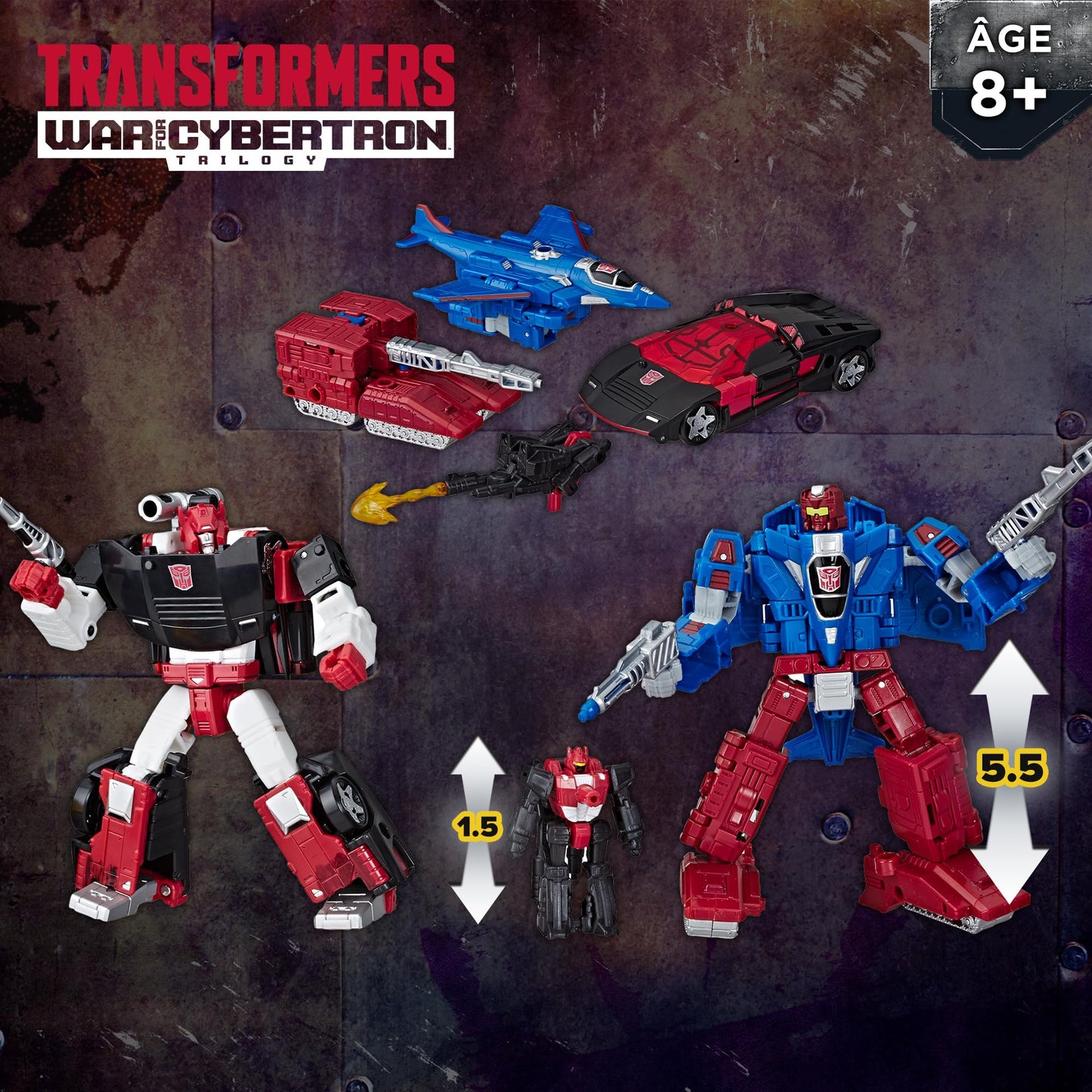 Transformers War for Cybertron Alphastrike Counterforce 3-Pack – Autobot Action Figures