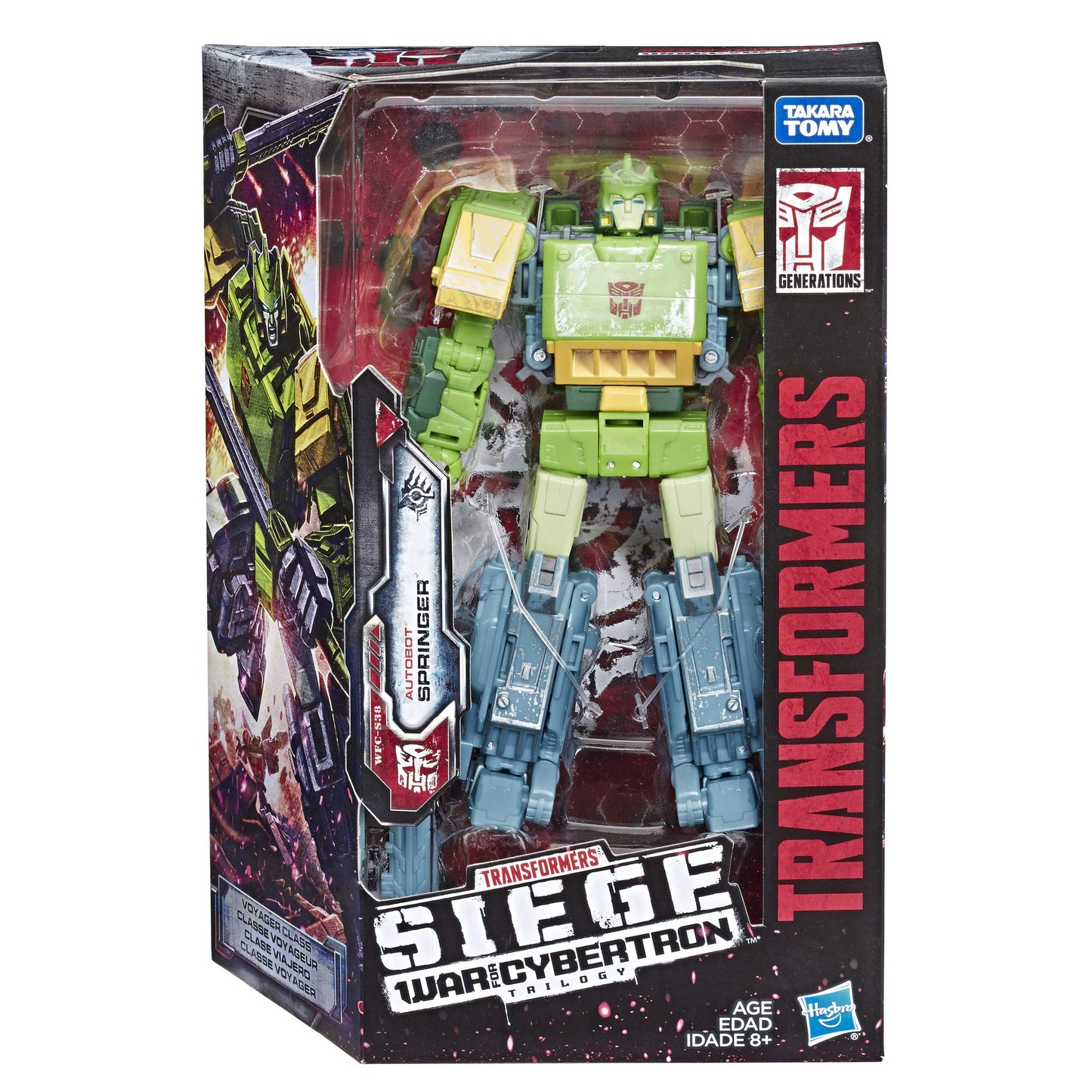 Transformers WFC-S38 Autobot Springer Voyager Figure | Siege Chapter | Generations
