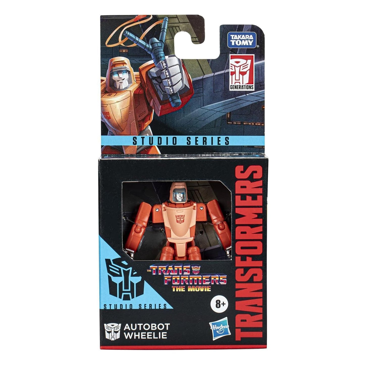 Transformers Studio Series Core Class Wheelie Figure – The Movie, 3.5-inch (Ages 8+)