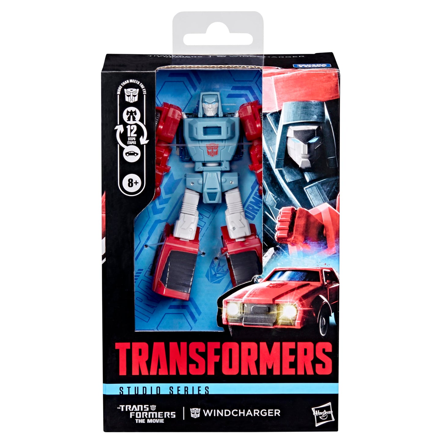 Transformers Studio Series Windcharger Deluxe 4.5-Inch Action Figure | 12-Step Robot to Car Transformation