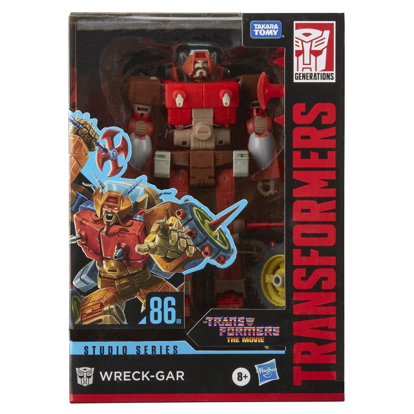 Transformers Studio Series 86-09 Voyager Wreck-Gar Action Figure – The Movie 1986, 6.5-Inch