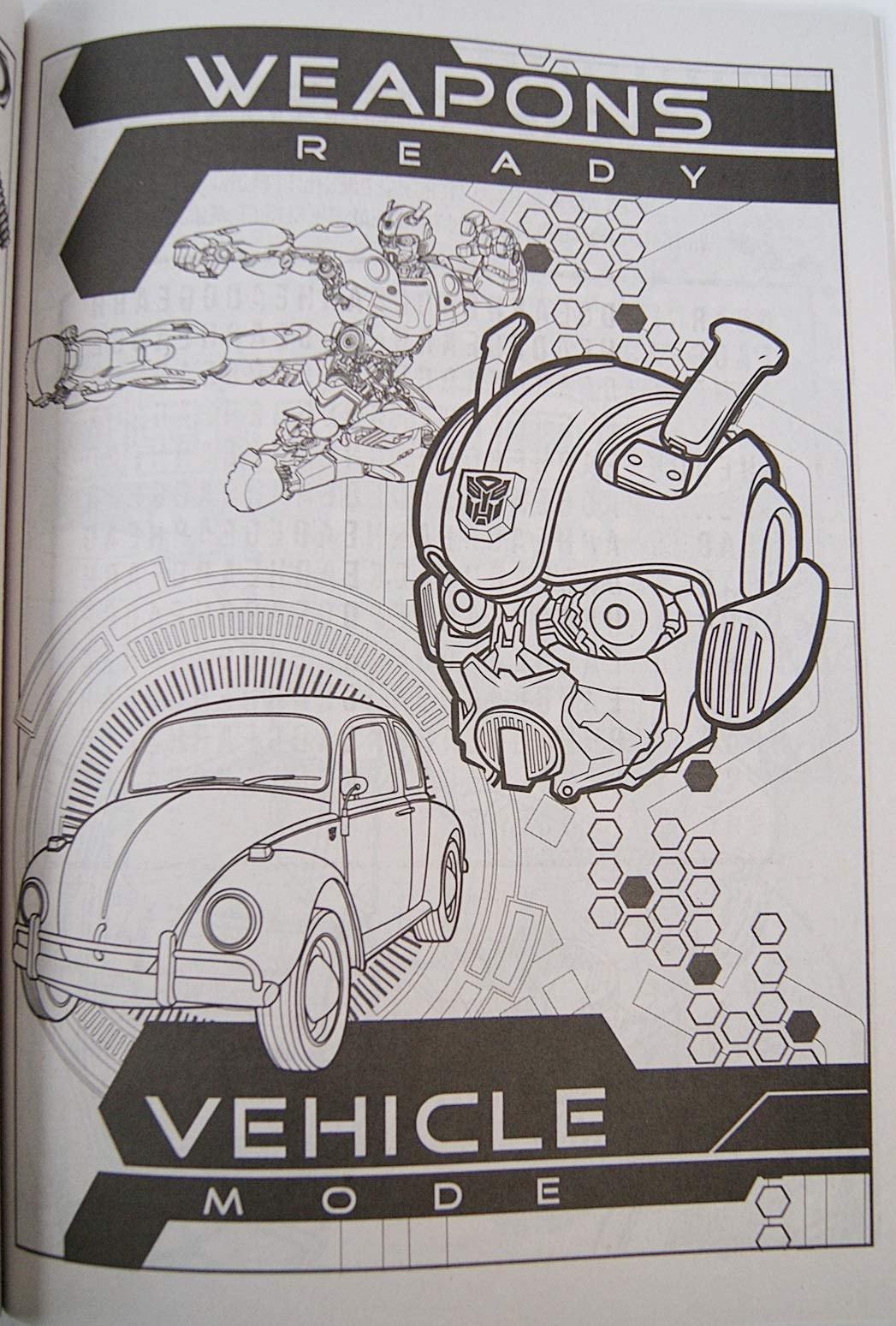 Transformrs Bumblebee Coloring and Activity Book - 80 Pages