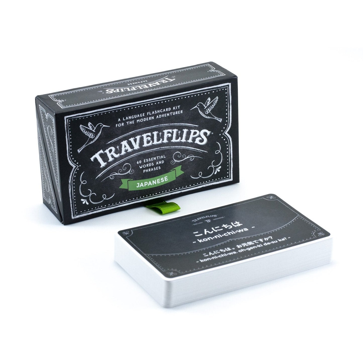Travelflips Japanese Flash Cards – Learn Basic Japanese Vocabulary for Beginners