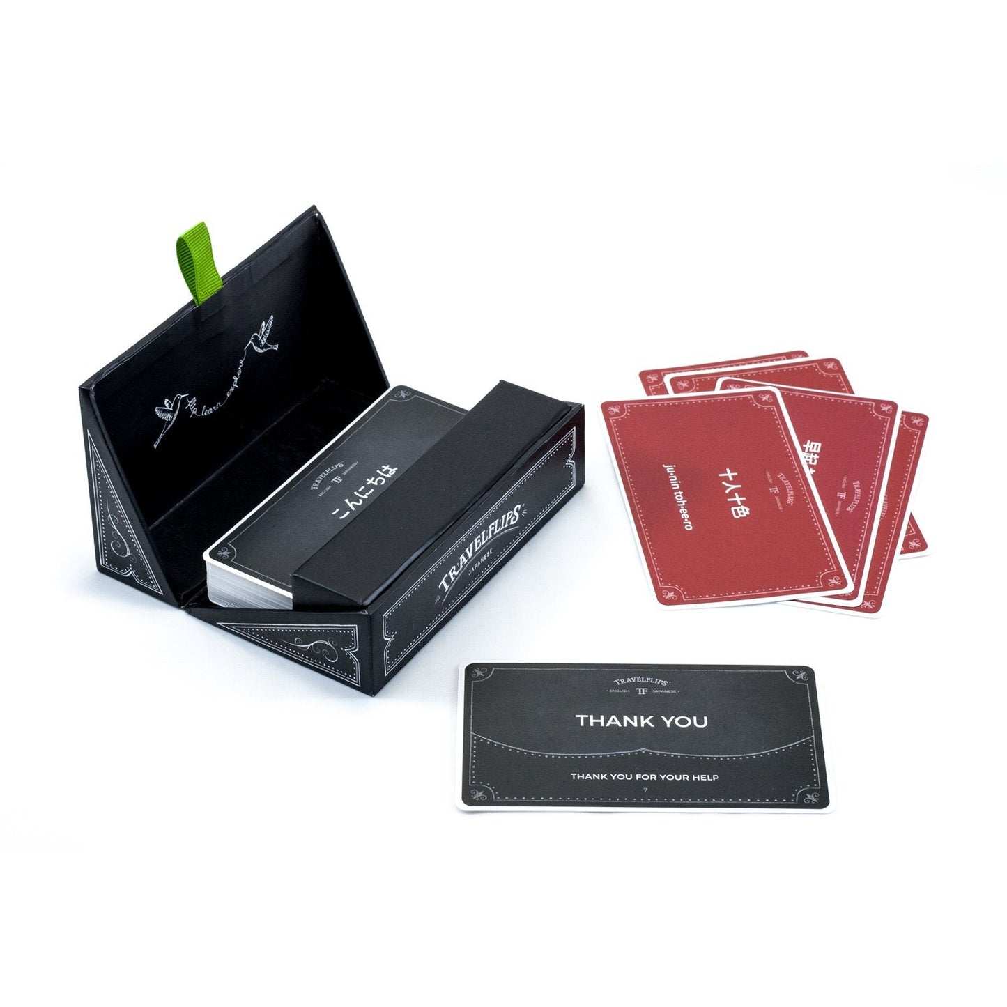 Travelflips Japanese Flash Cards – Learn Basic Japanese Vocabulary for Beginners