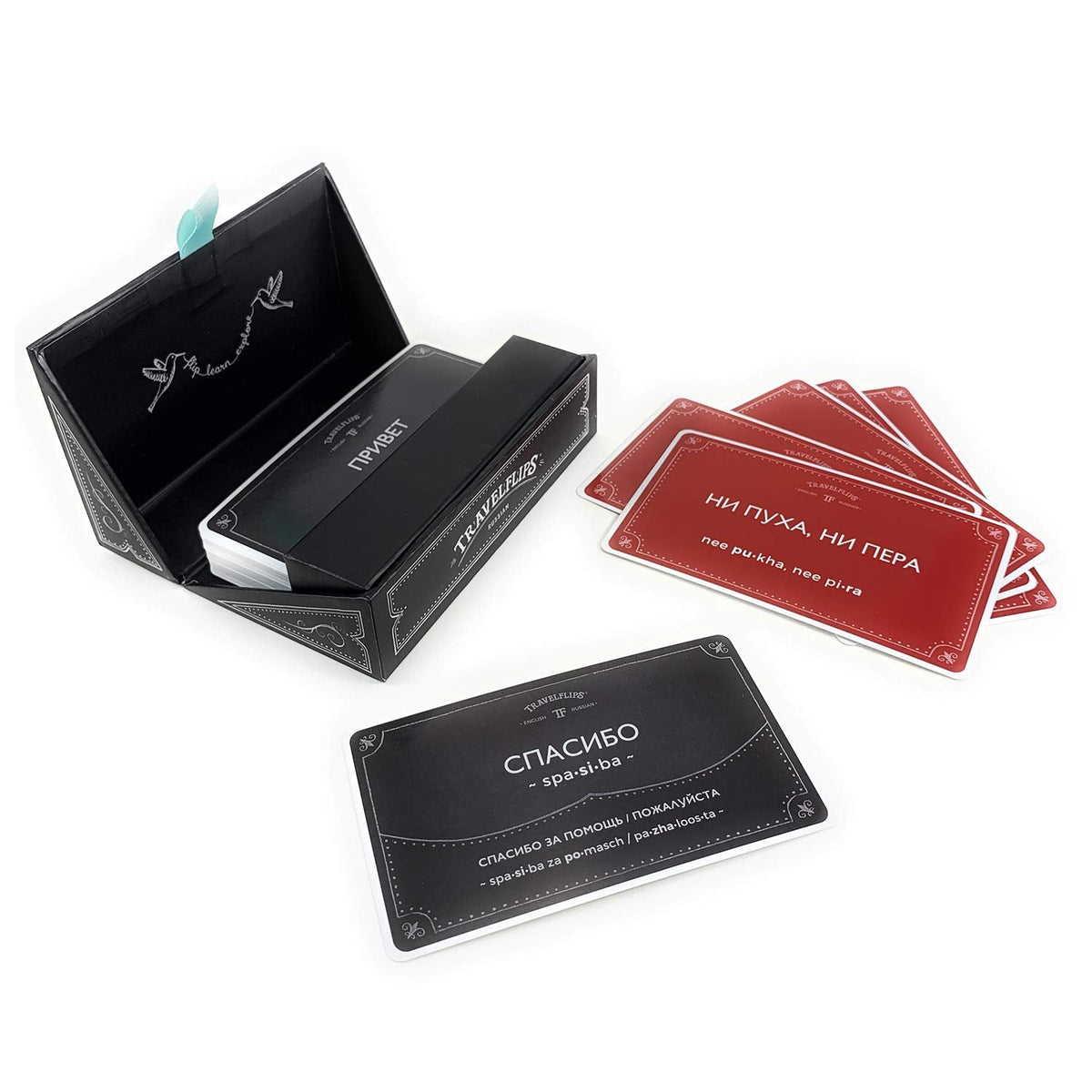 Travelflips Russian Flash Cards – Learn Basic Russian Vocabulary for Beginners