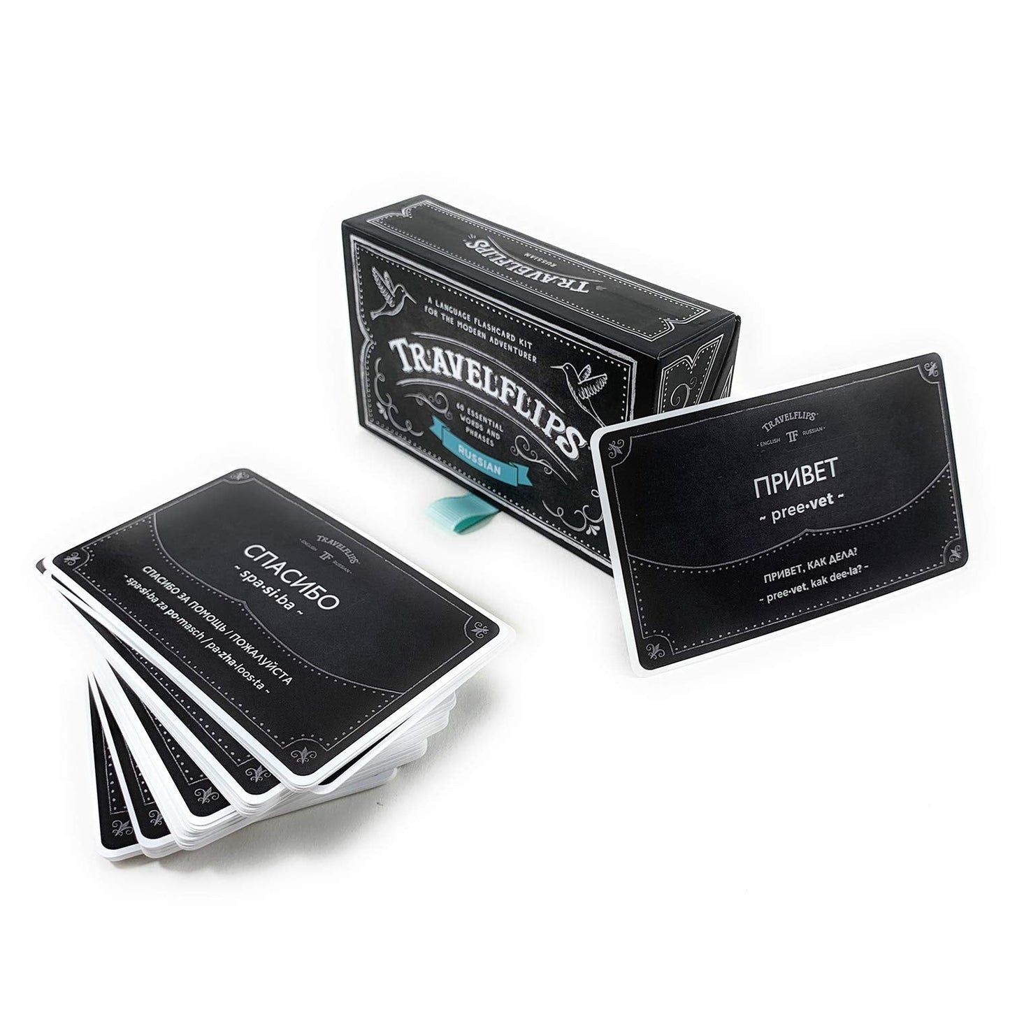 Travelflips Russian Flash Cards – Learn Basic Russian Vocabulary for Beginners