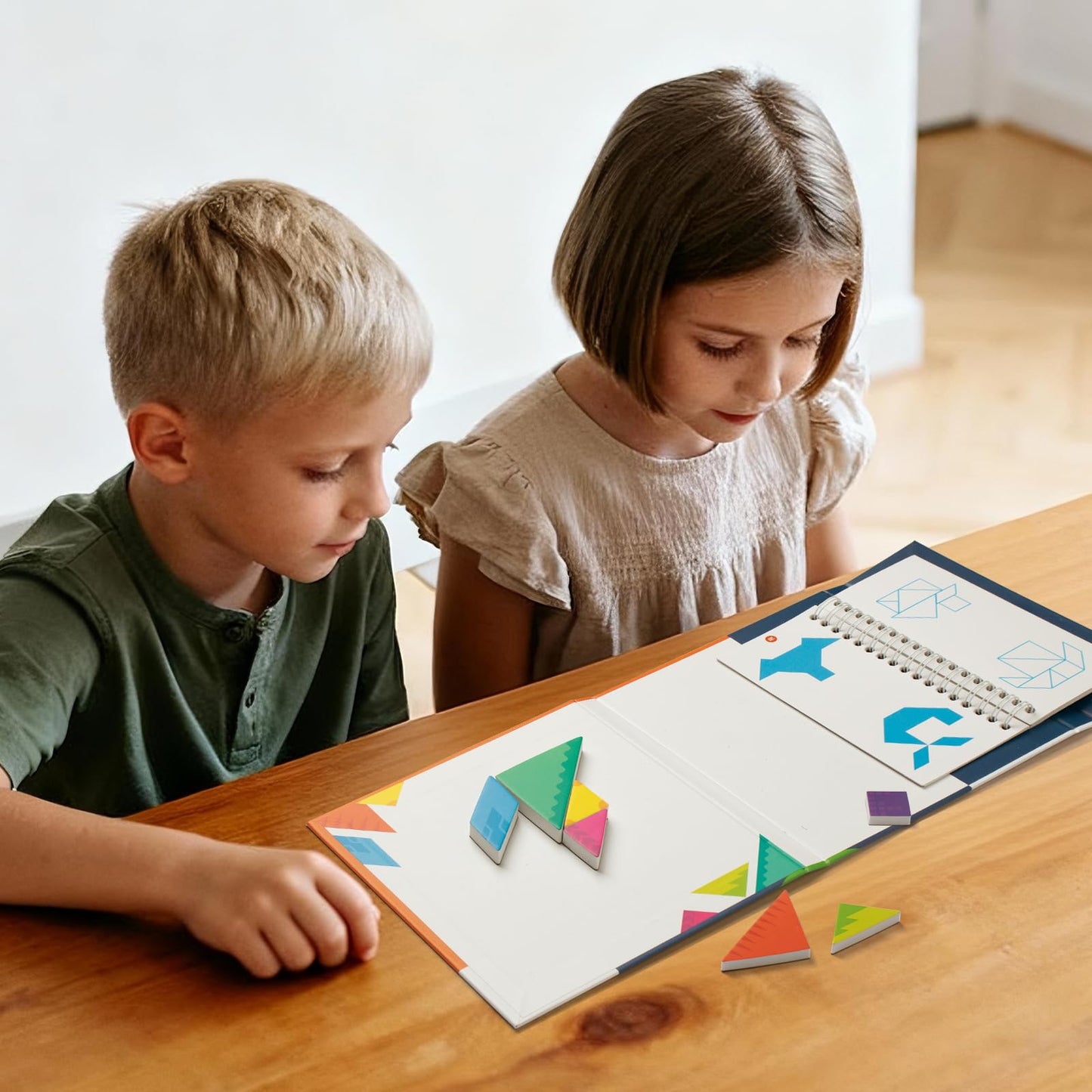 Travofun Travel Tangrams | Magnetic Travel Games for Road Trips and Kids 3+