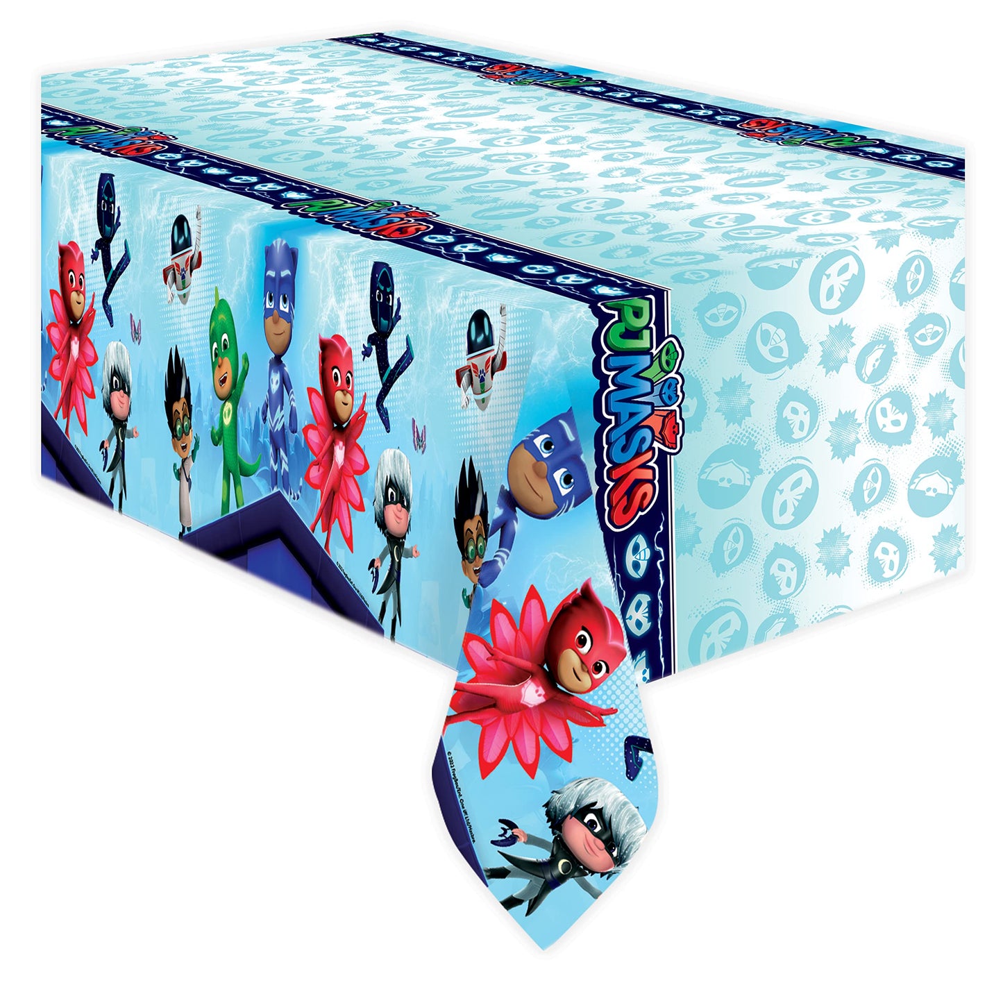 Treasures Gifted Official PJ Masks Tablecloths – Pack of 2, 54in x 108in, Plastic Party Decorations