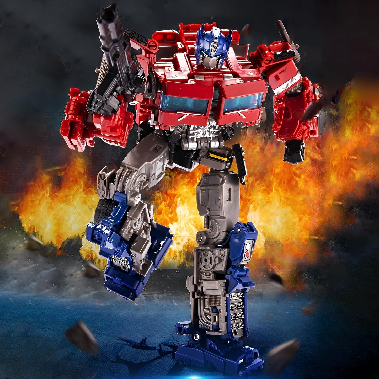 Treayes Yuuloiya Deformation Robot Toys – 7.09-Inch Deformed Car Figure with Weapon | Gifts for Kids 6+