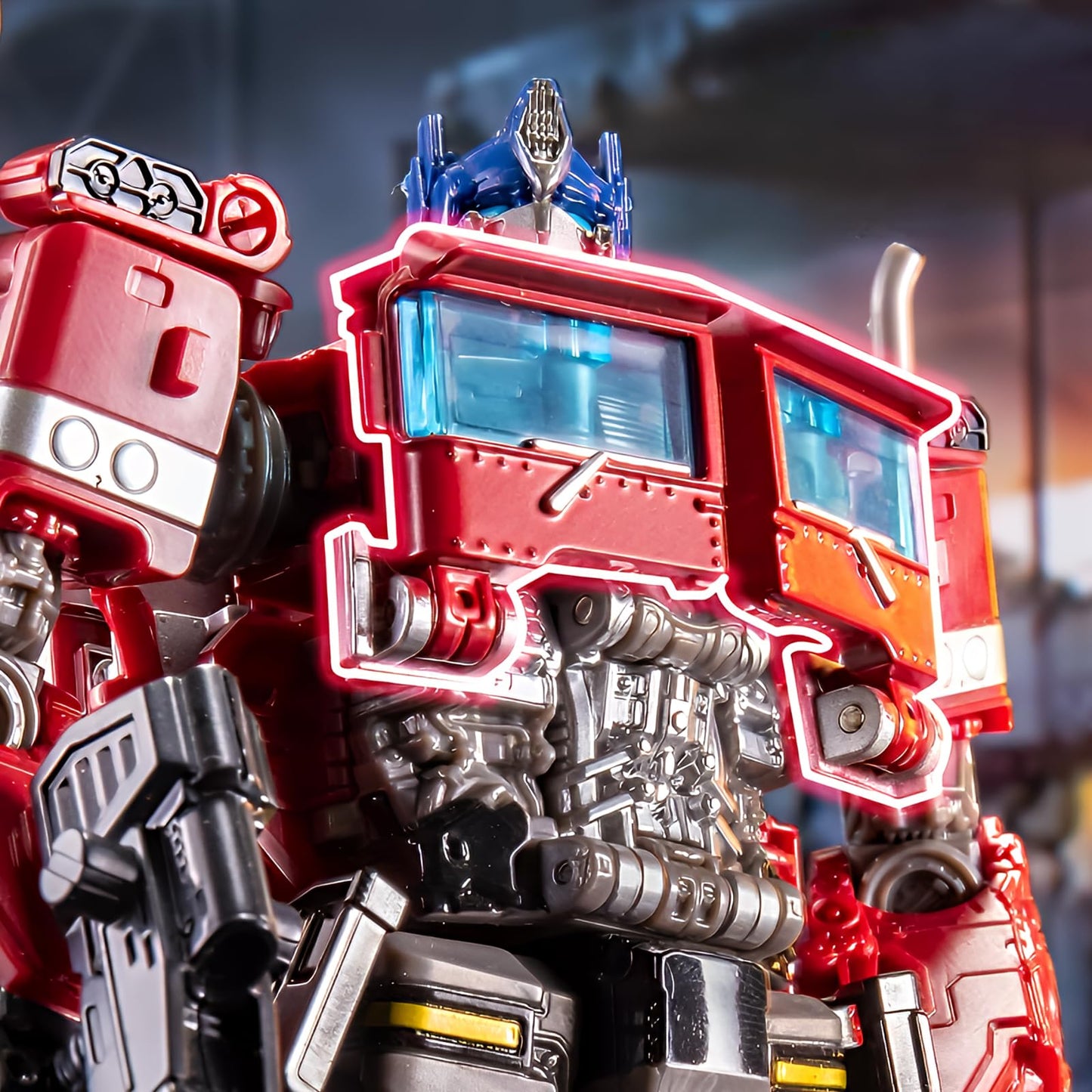 Treayes Yuuloiya Deformation Robot Toys – 7.09-Inch Deformed Car Figure with Weapon | Gifts for Kids 6+