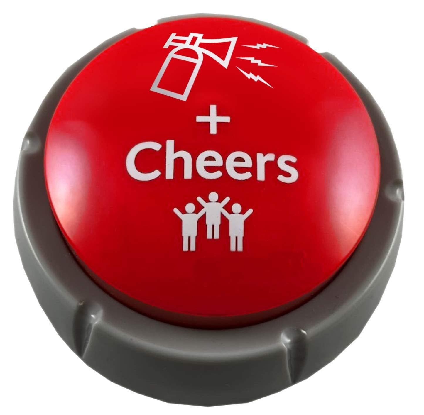 Trebisky Airhorn Button — Applause & Cheers, Easy Party Noise Maker for Office, Sports & Home