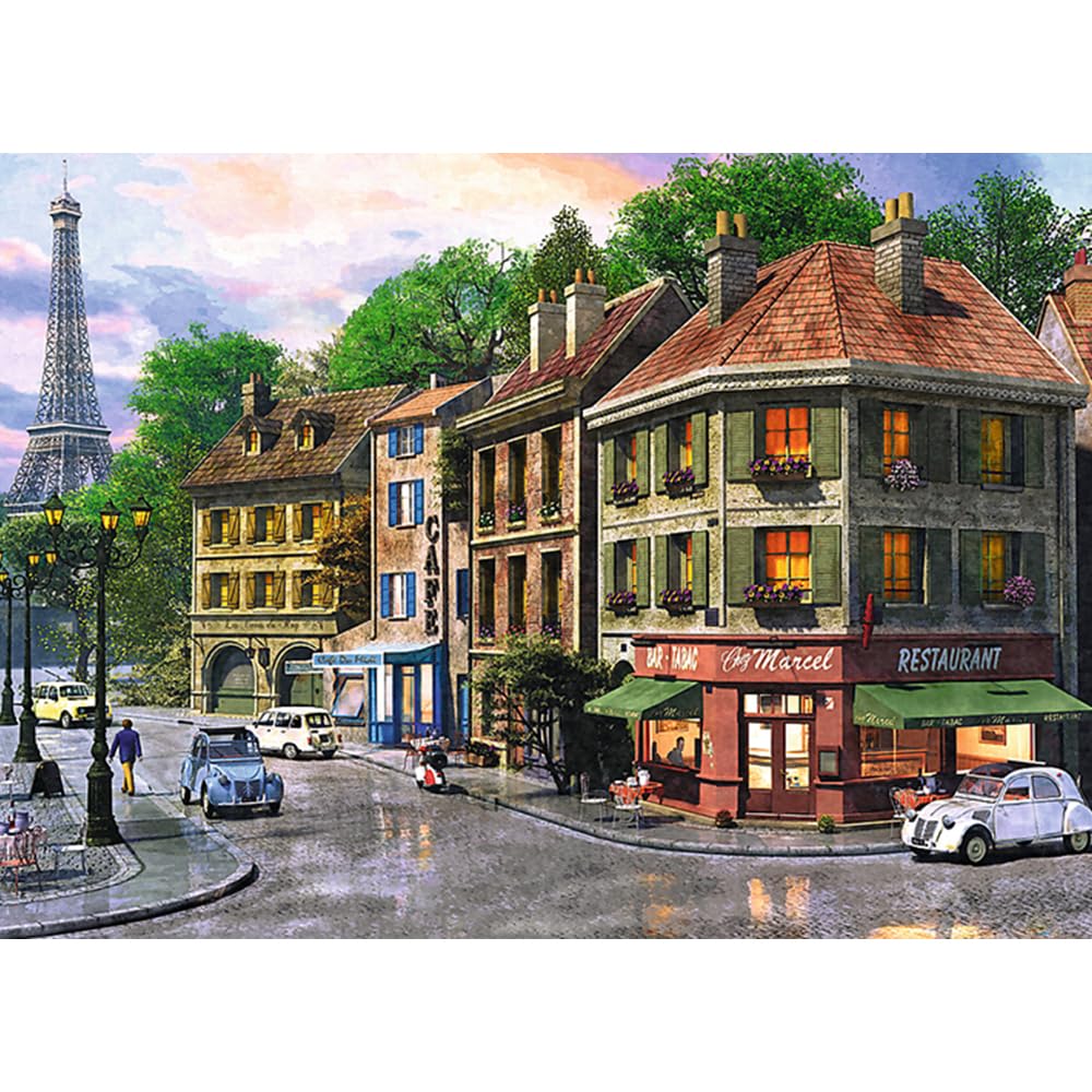 Trefl Street of Paris 6000-Piece Jigsaw Puzzle – 54 x 38 in DIY Puzzle