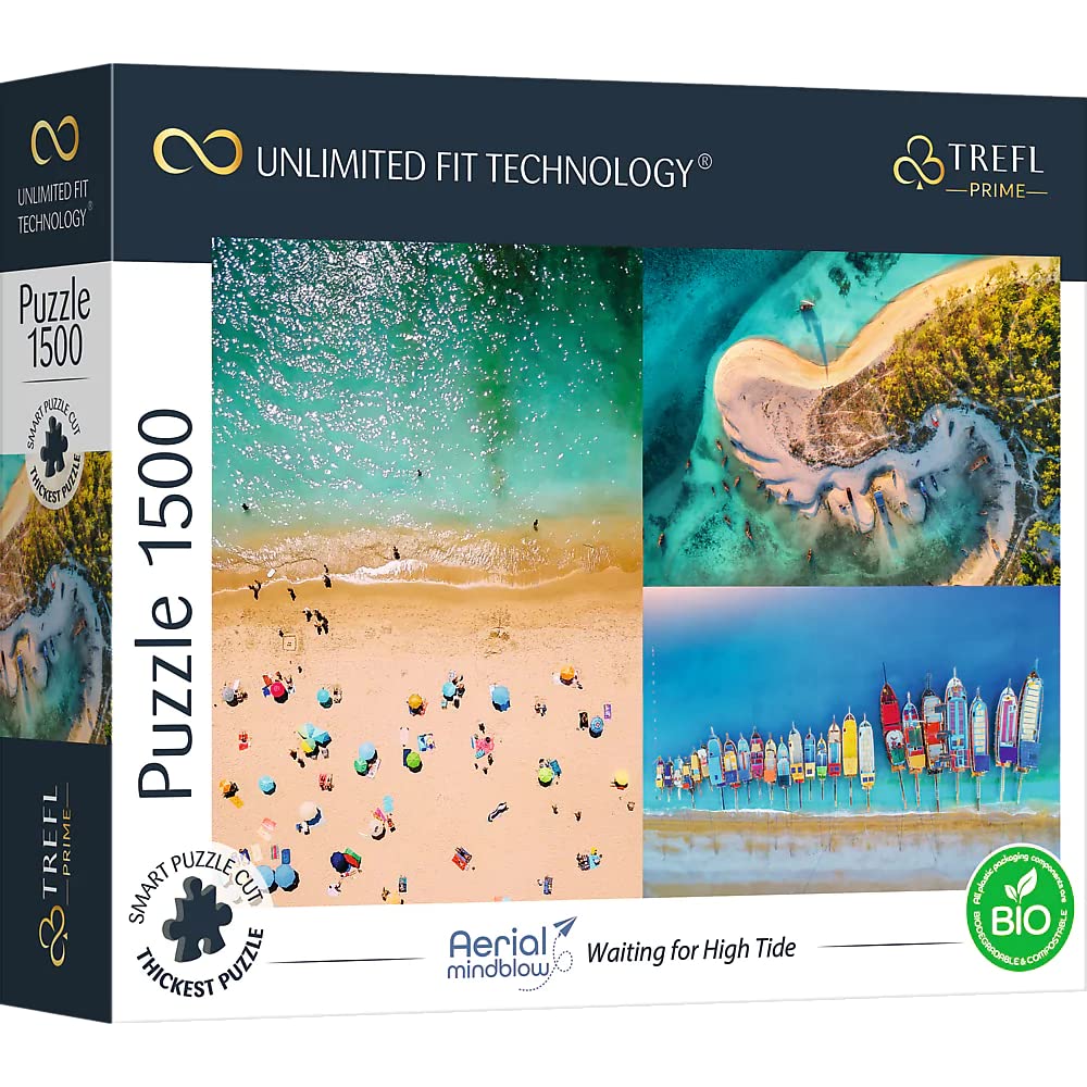 Trefl Premium UFT Aerial Mindblow: Waiting for High Tide – 1500-Piece Puzzle