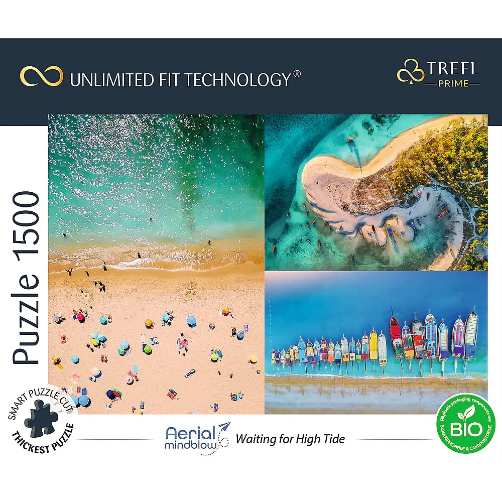 Trefl Premium UFT Aerial Mindblow: Waiting for High Tide – 1500-Piece Puzzle
