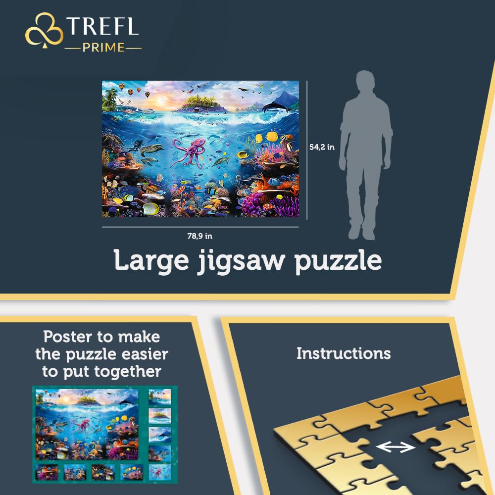 Trefl Prime 13500 Jigsaw — Dive into Underwater Paradise (78x54)