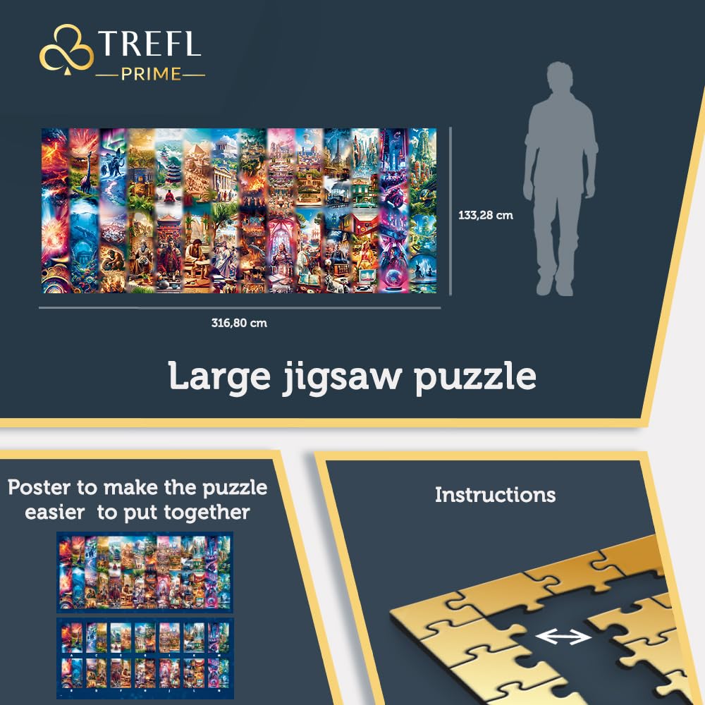 Trefl Prime UFT Earth Chronicles 21000-Piece Puzzle – Giant Jigsaw (14+)