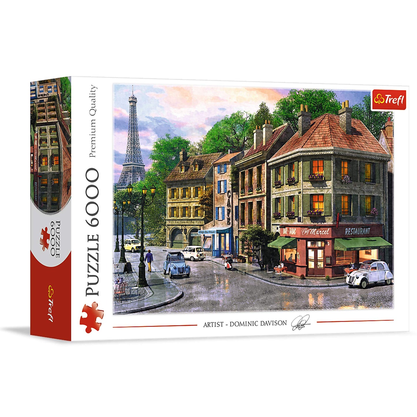 Trefl Street of Paris 6000-Piece Jigsaw Puzzle – 54 x 38 in DIY Puzzle