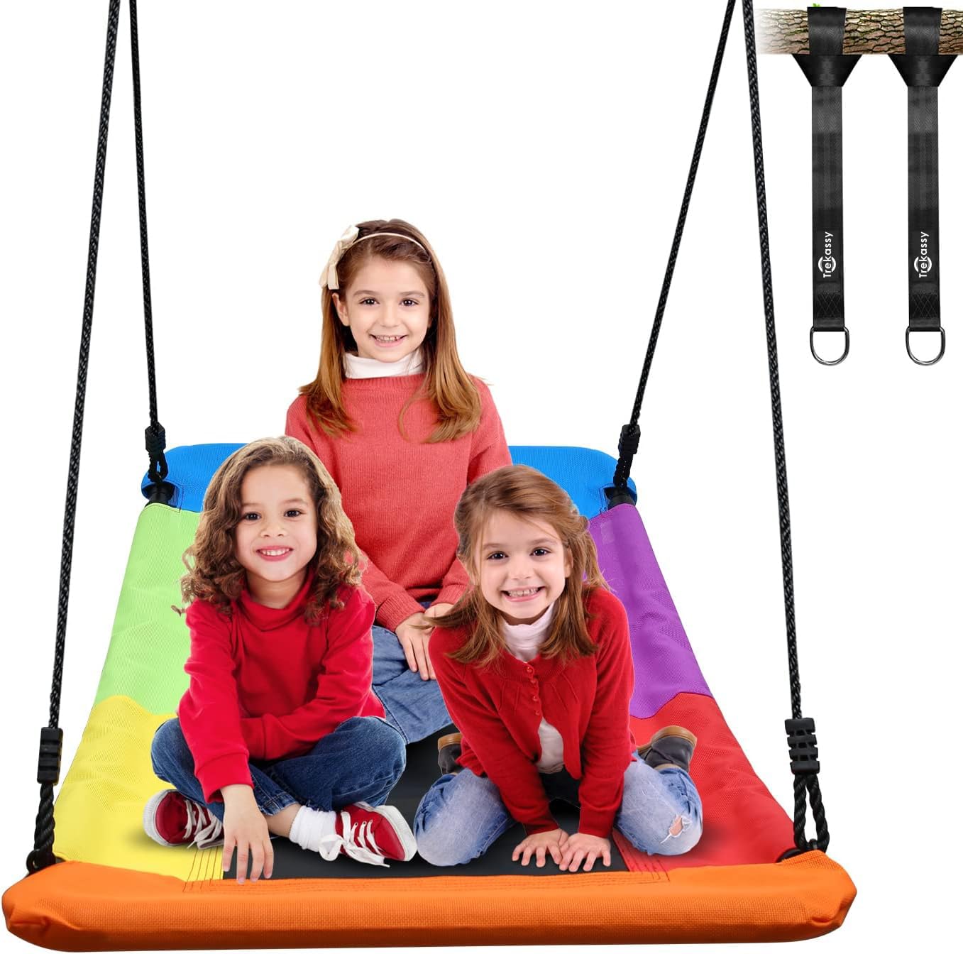 Trekassy 700lb Skycurve Platform Tree Swing – 60-inch for Kids & Adults