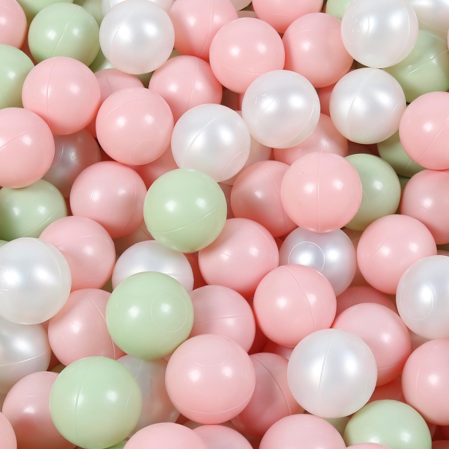 TrendBox 100 Pcs Mixed Color Ball Pit Balls – Safe Plastic Balls for Ball Pits & Play Areas