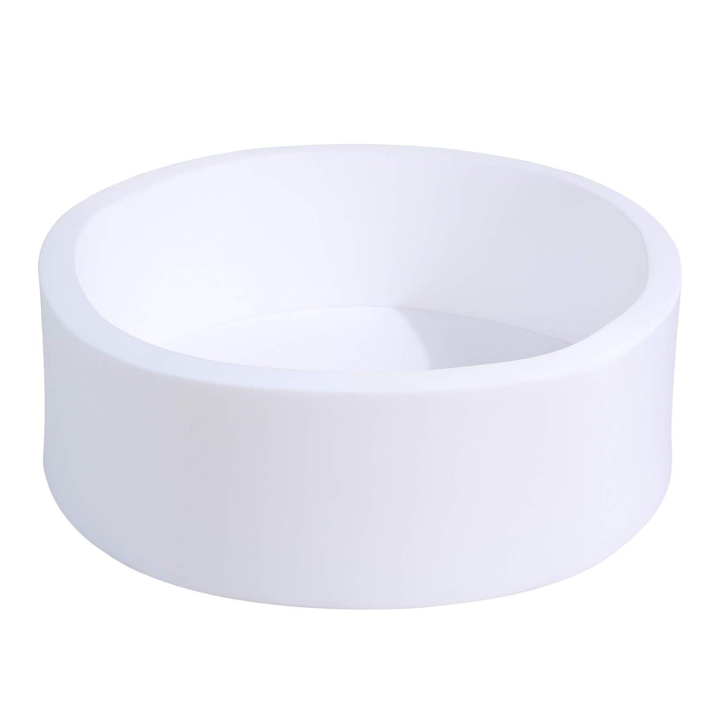 TRENDBOX Soft Memory Foam Ball Pit – 90cm Diameter, 30cm High, White (NO Balls)