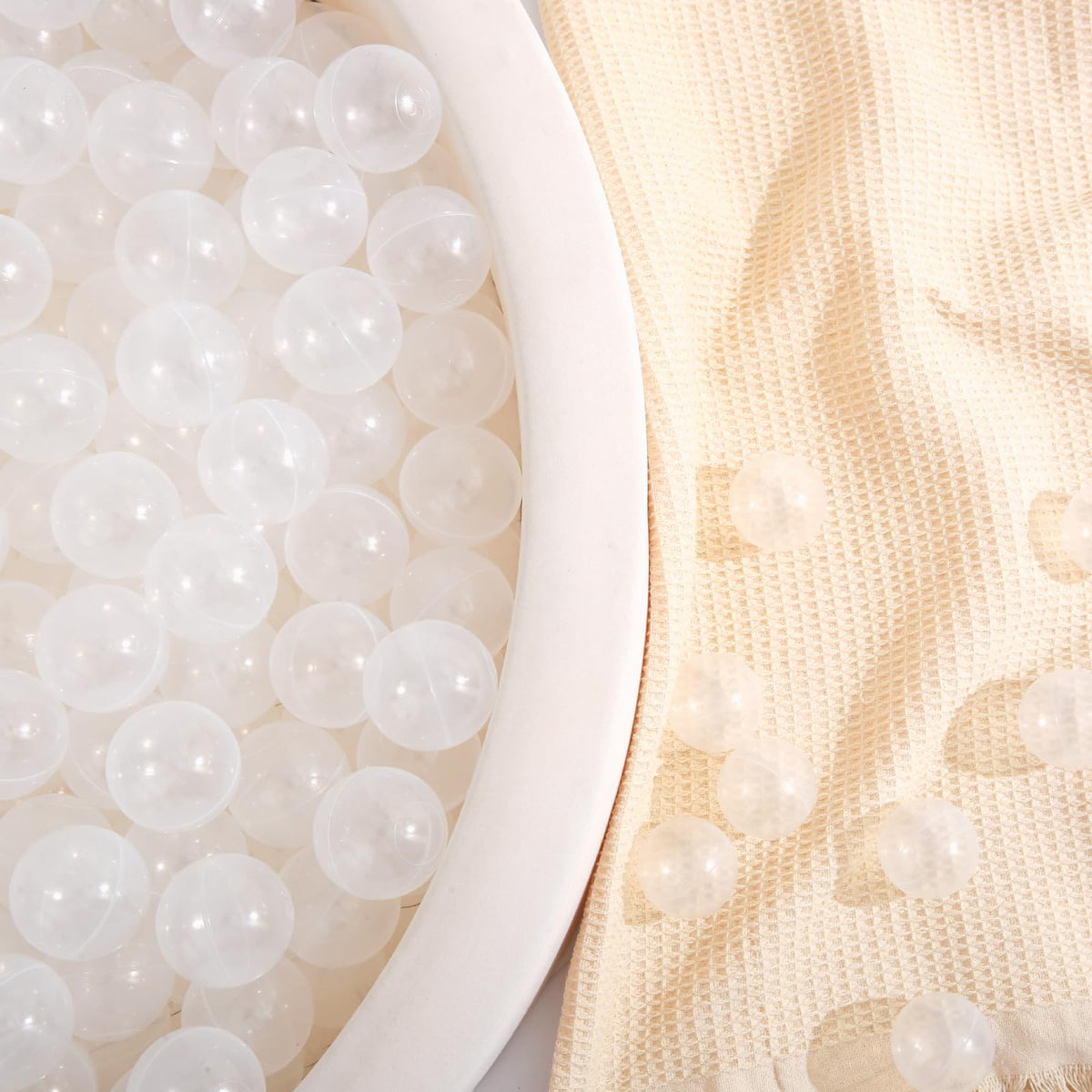 TRENDPLAY 170 Ocean Ball Pit Balls – Phthalate Free, BPA Free, Non-Toxic (Clear)