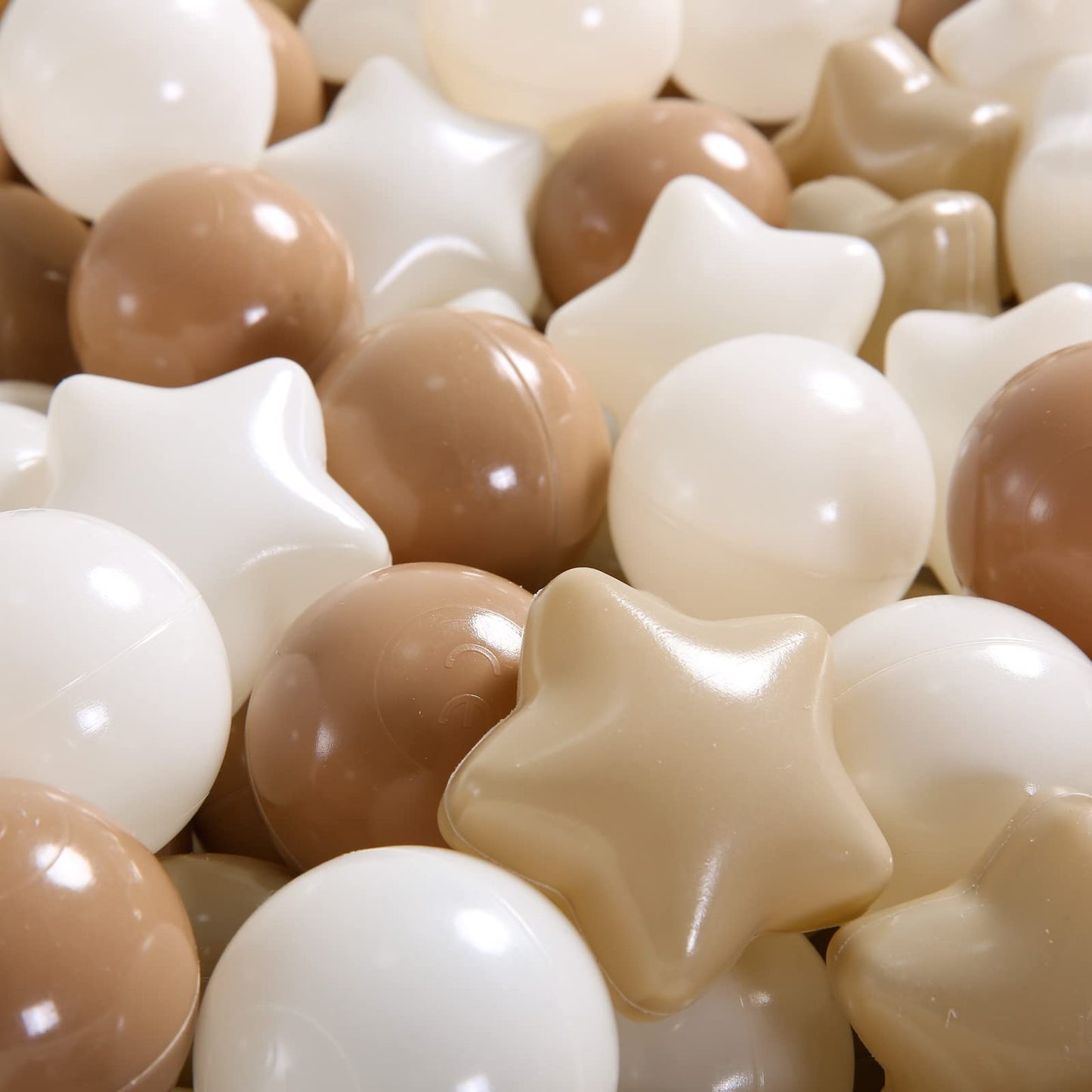 TRENDPLAY Star Ball Pit Balls – 100 Count Non-Toxic Star Balls for Toddlers