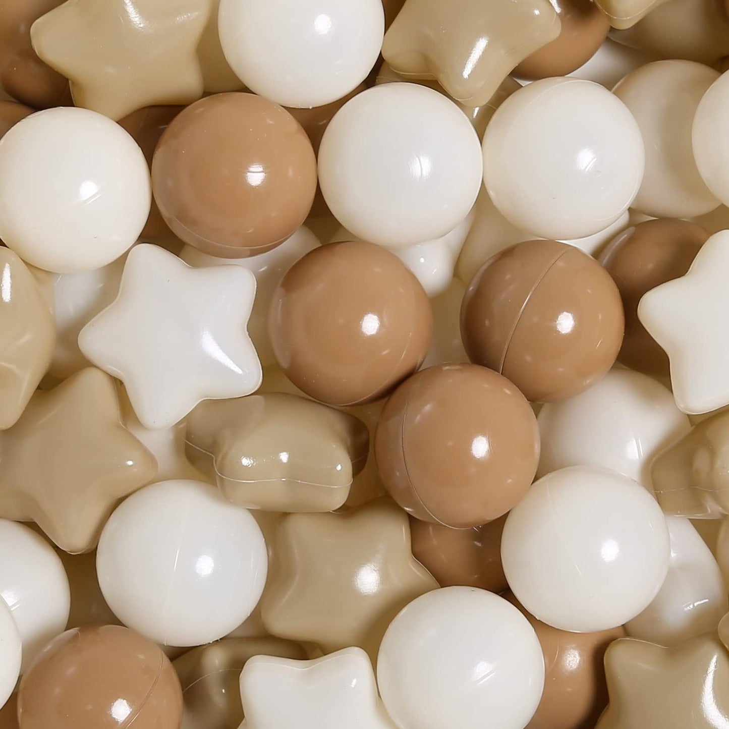 TRENDPLAY Star Ball Pit Balls – 100 Count Non-Toxic Star Balls for Toddlers