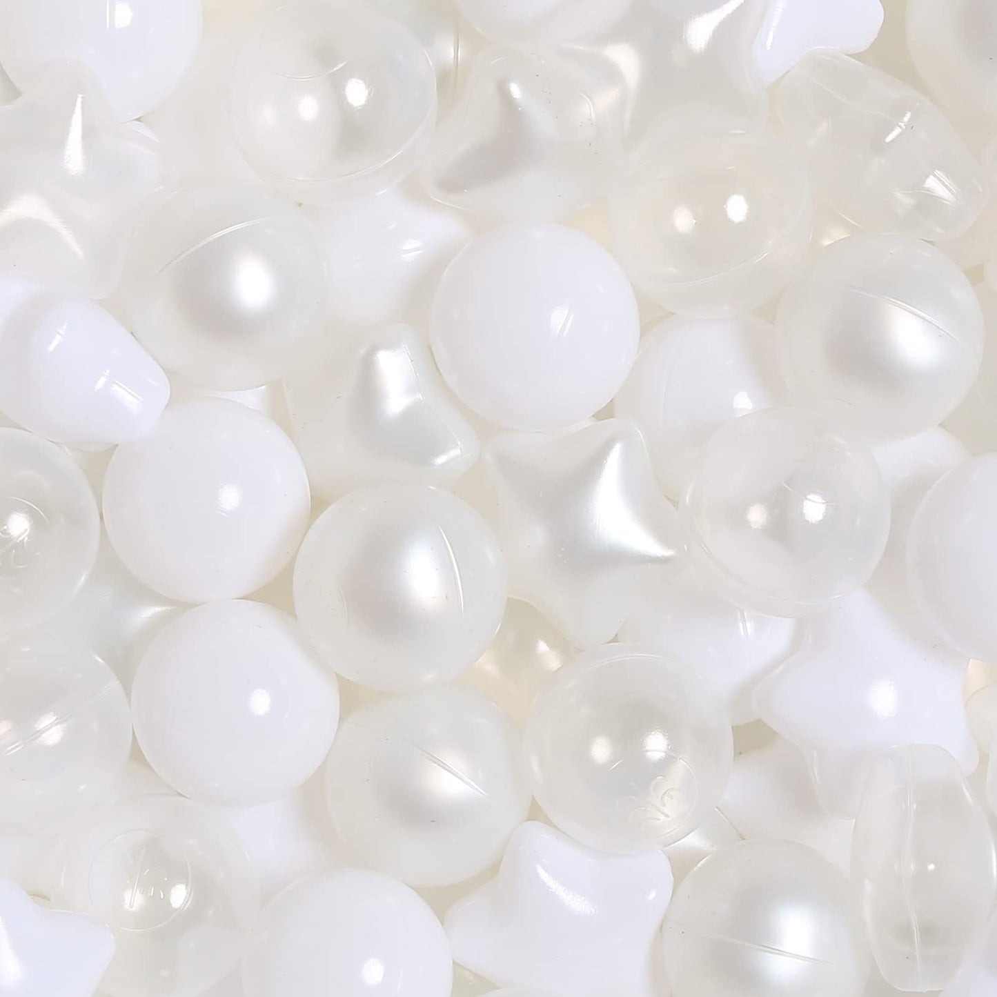 TRENDPLAY Star Ball Pit Balls – 50 Count, Non-Toxic, 2.2-Inch for Toddlers