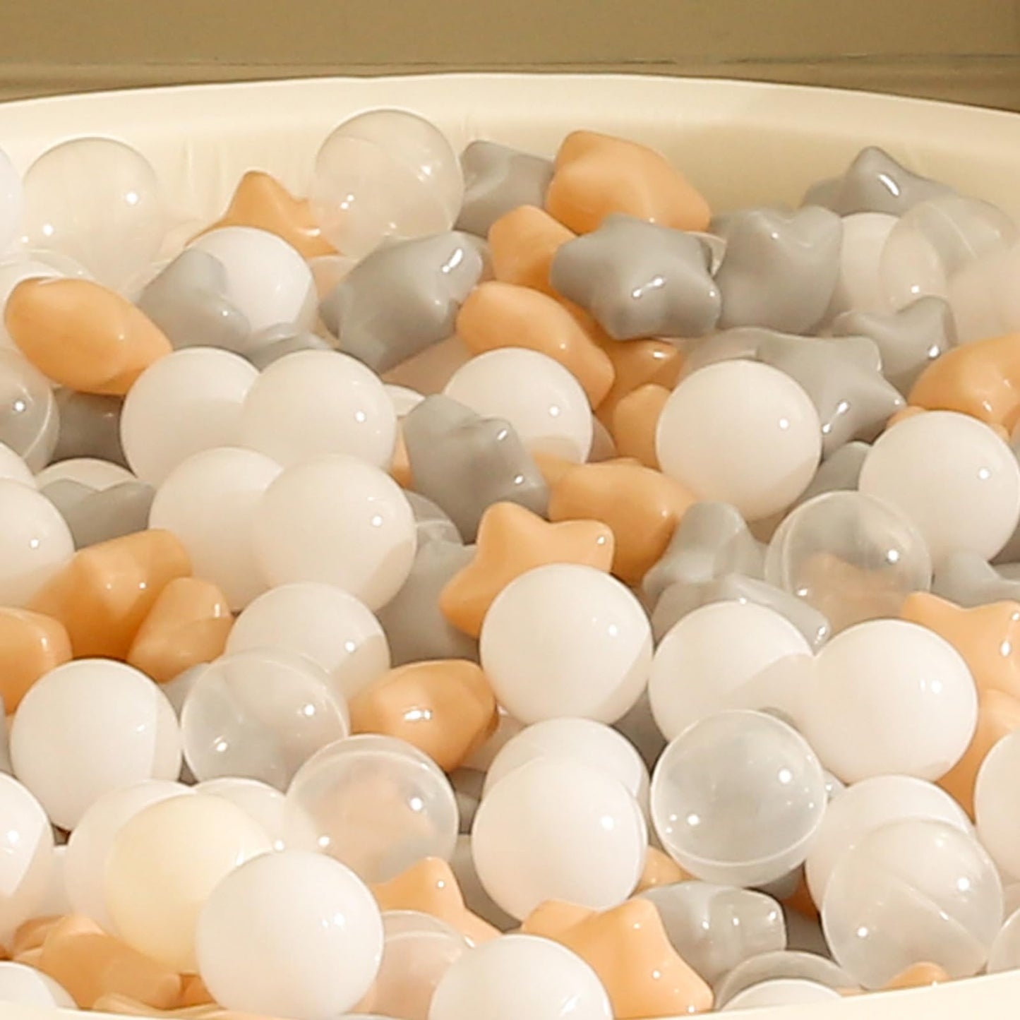 TRENDPLAY Star Ball Pit Balls for Toddlers – 200 Count, Safe & Durable