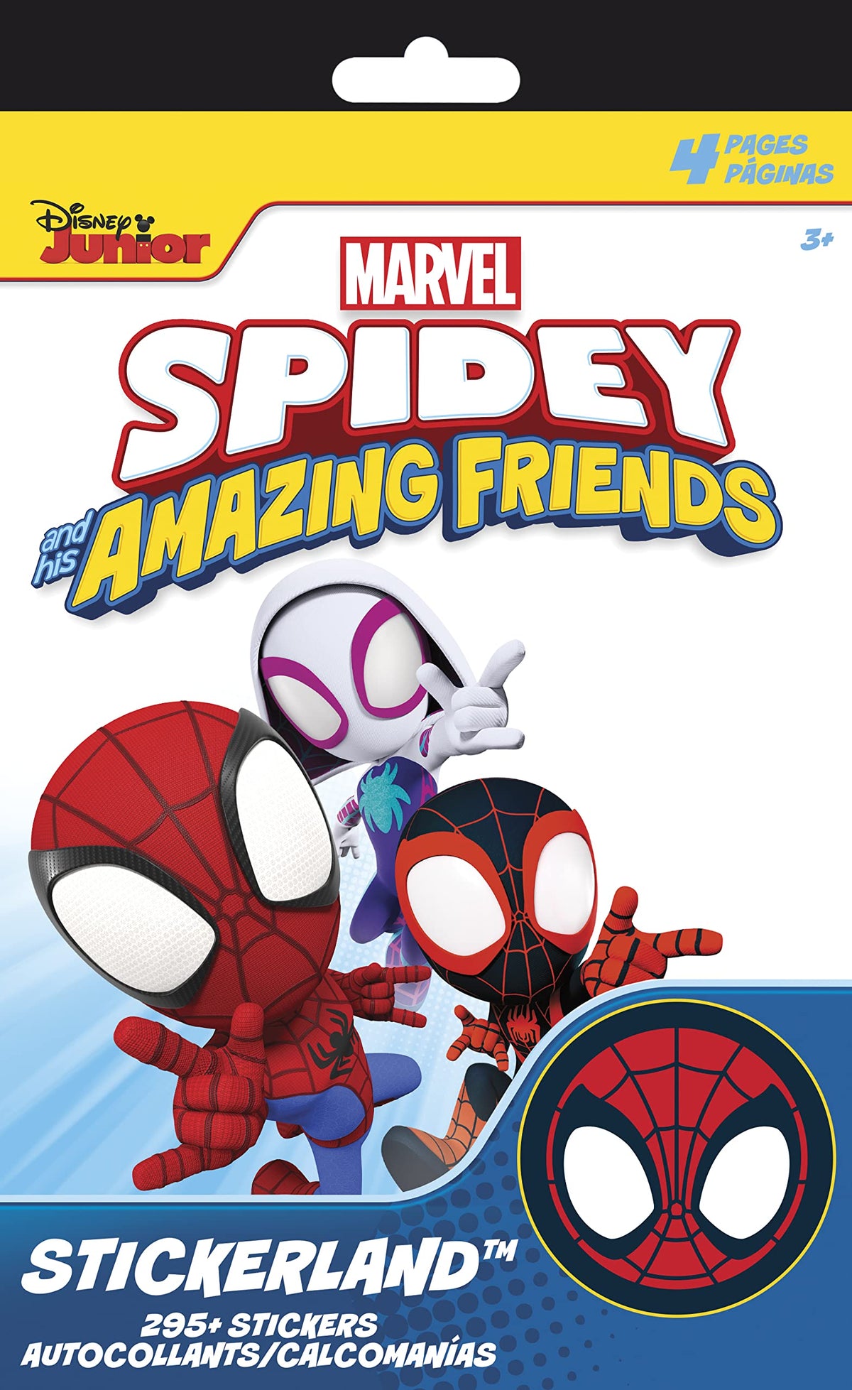 Spidey and His Amazing Friends Stickerland Pad – 4-Page Sticker Pad by Trends International