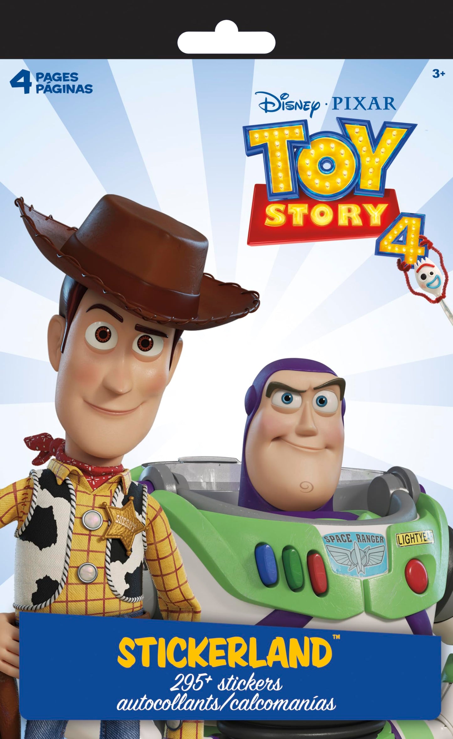 Toy Story 4 STICKERLAND Pad – 4 Pages, Multi | Trends International