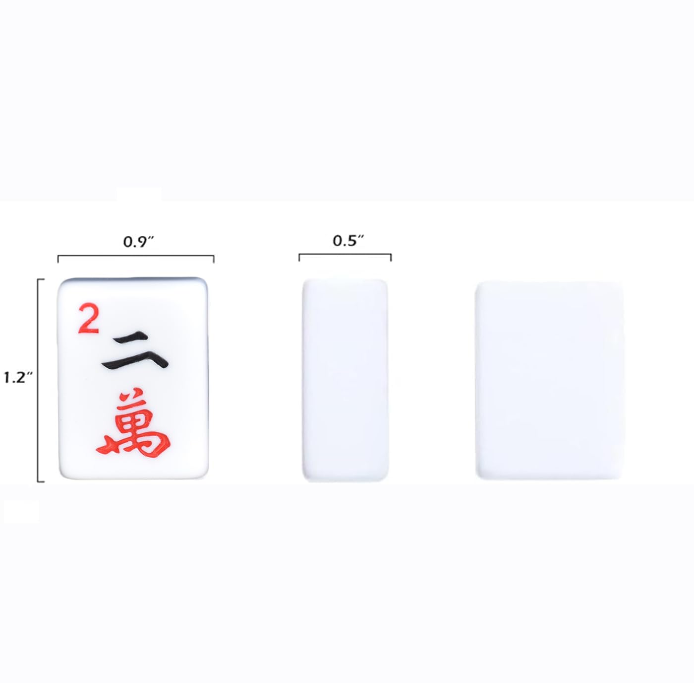 TrendyMate American Mahjong Set for Adults - 166 Premium Tiles, 4 Pushers & Soft Blue Bag
