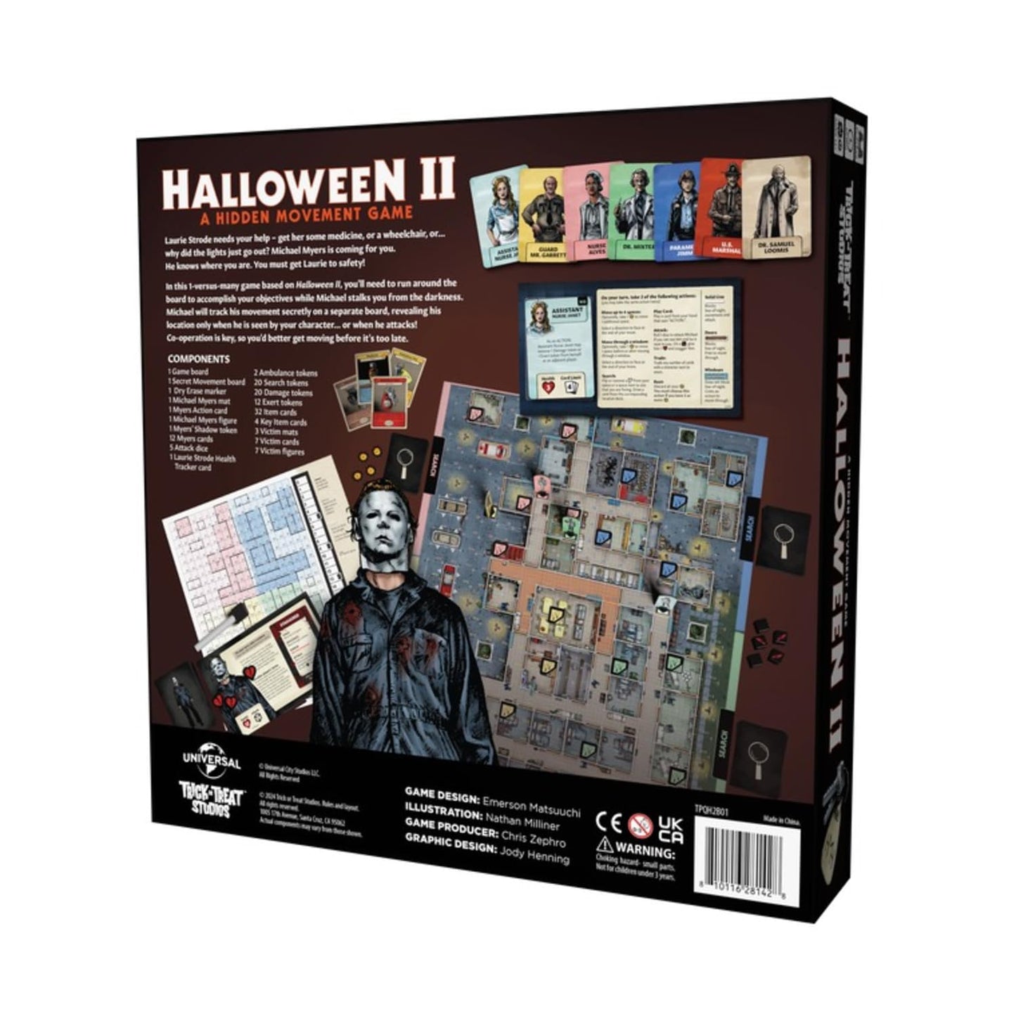 Trick Or Treat Studios Halloween 2 Strategy Board Game | 2–4 Players, Ages 14+
