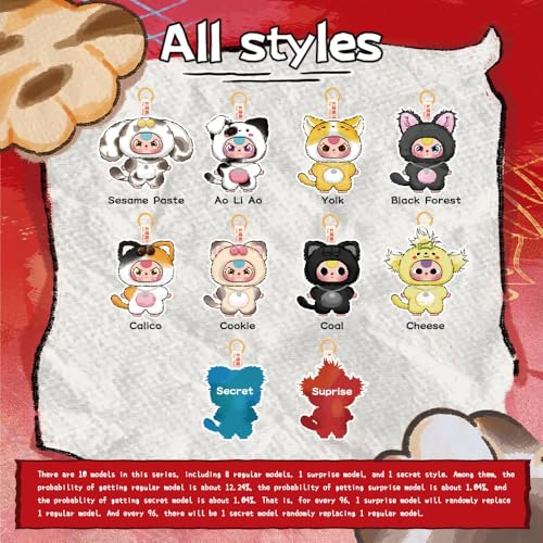 Triiter Baby Three Cat and Dog Series Plush Blind Box – 1 of 10 Styles | Collectible Figures