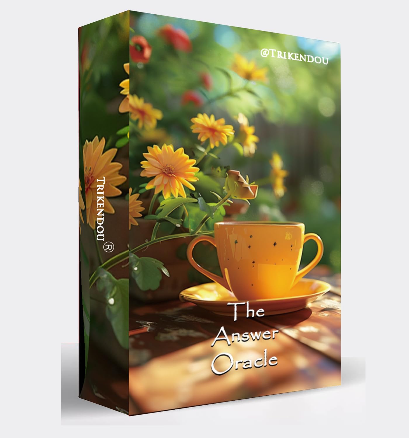 Trikendou Intuition Oracle Cards Deck – 78-Card Tarot-Inspired Oracle for Daily Readings & Spreads