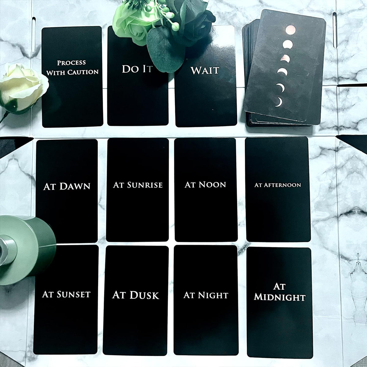 Trikendou Time Oracle Deck – Moon Will Tell You When | Time Oracle Cards for Beginners