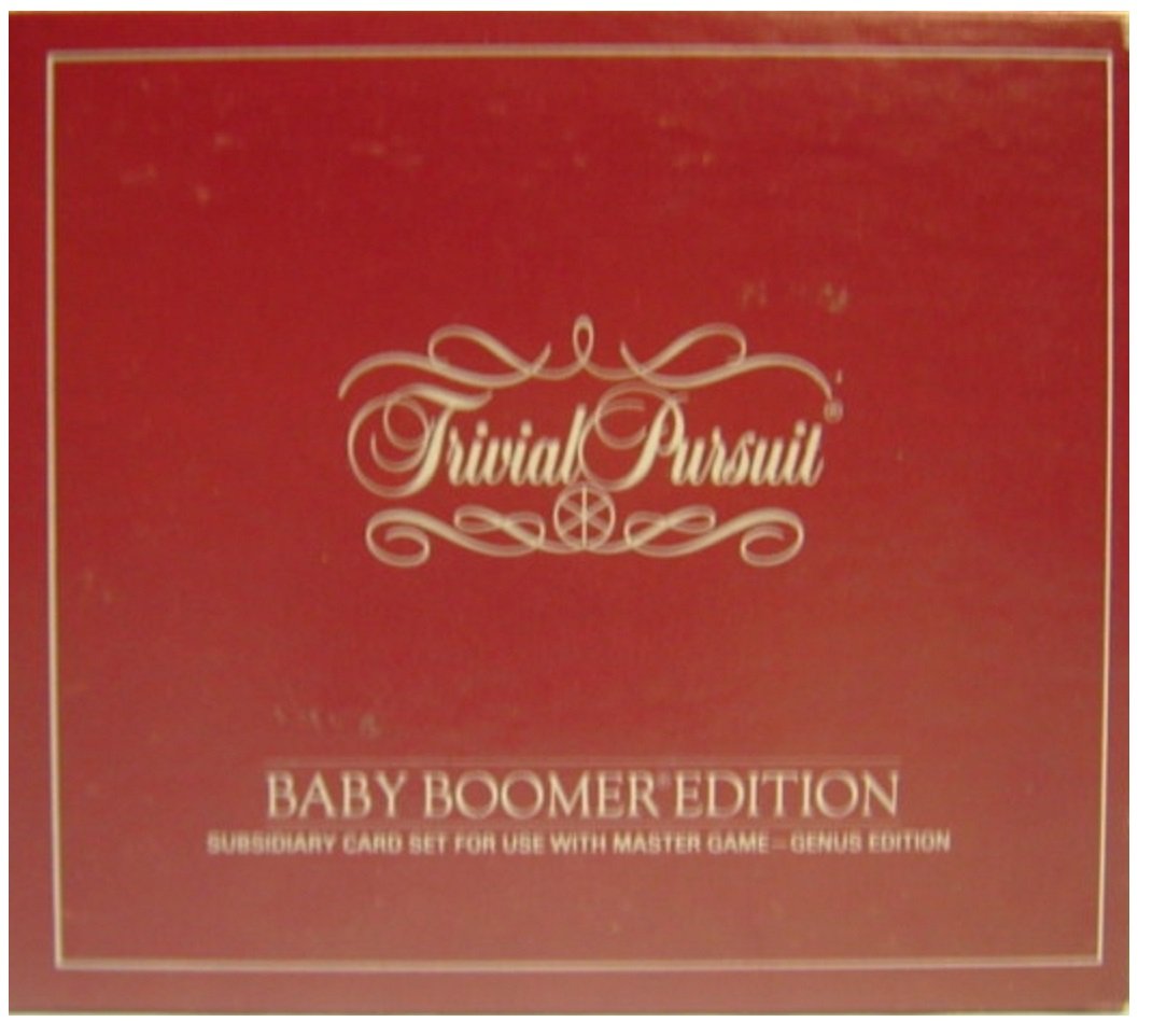 Trivial Pursuit Baby Boomer Subsidiary Card Set for Genus Master Game