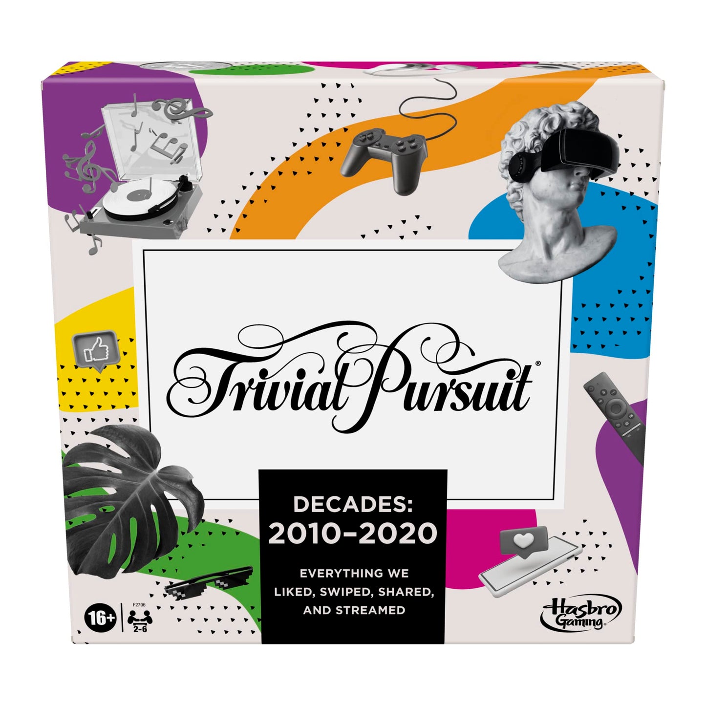 Trivial Pursuit Decades 2010–2020 Board Game – Pop Culture Trivia for 2–6 Players